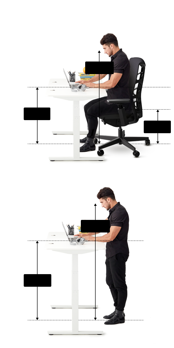 Recommended Standing Desk Usage Times: Sitting, Standing, Stretching, –  Progressive Desk