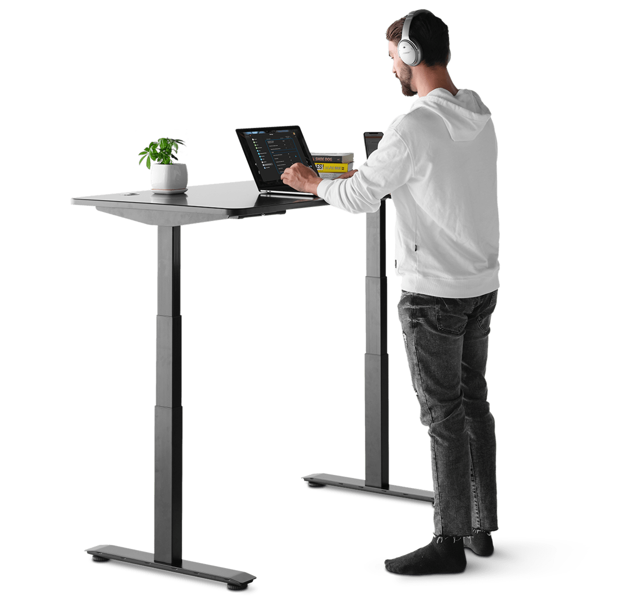 Pre-Configured Standing Desks + Accessories