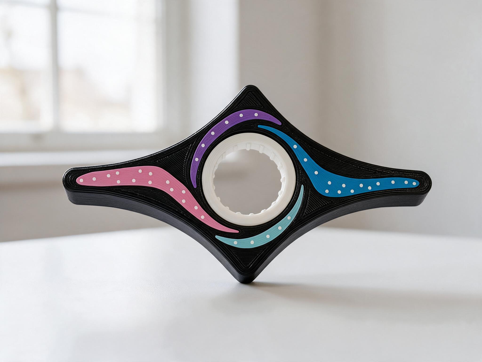 Swivel Thumb Page Holder in the Spiral Galaxy design
