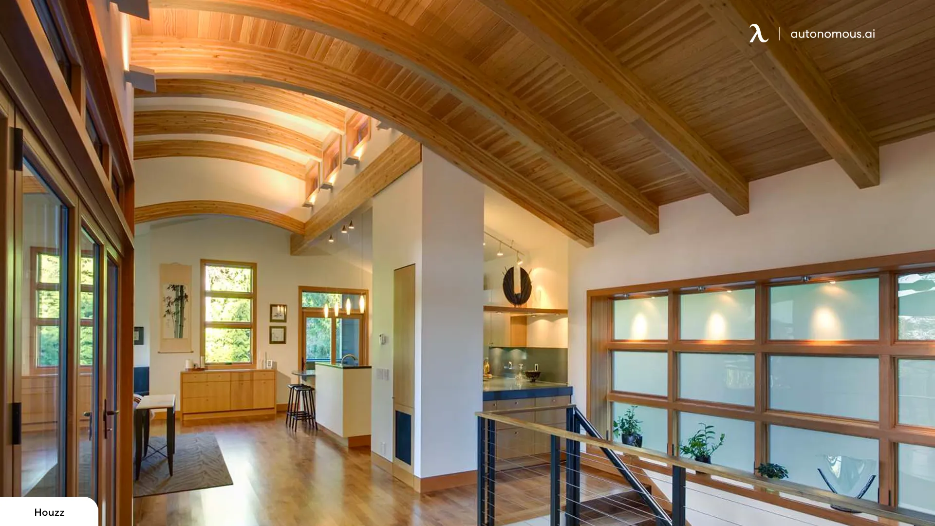 Incorporate Curved Ceilings - Tiny house ceiling ideas