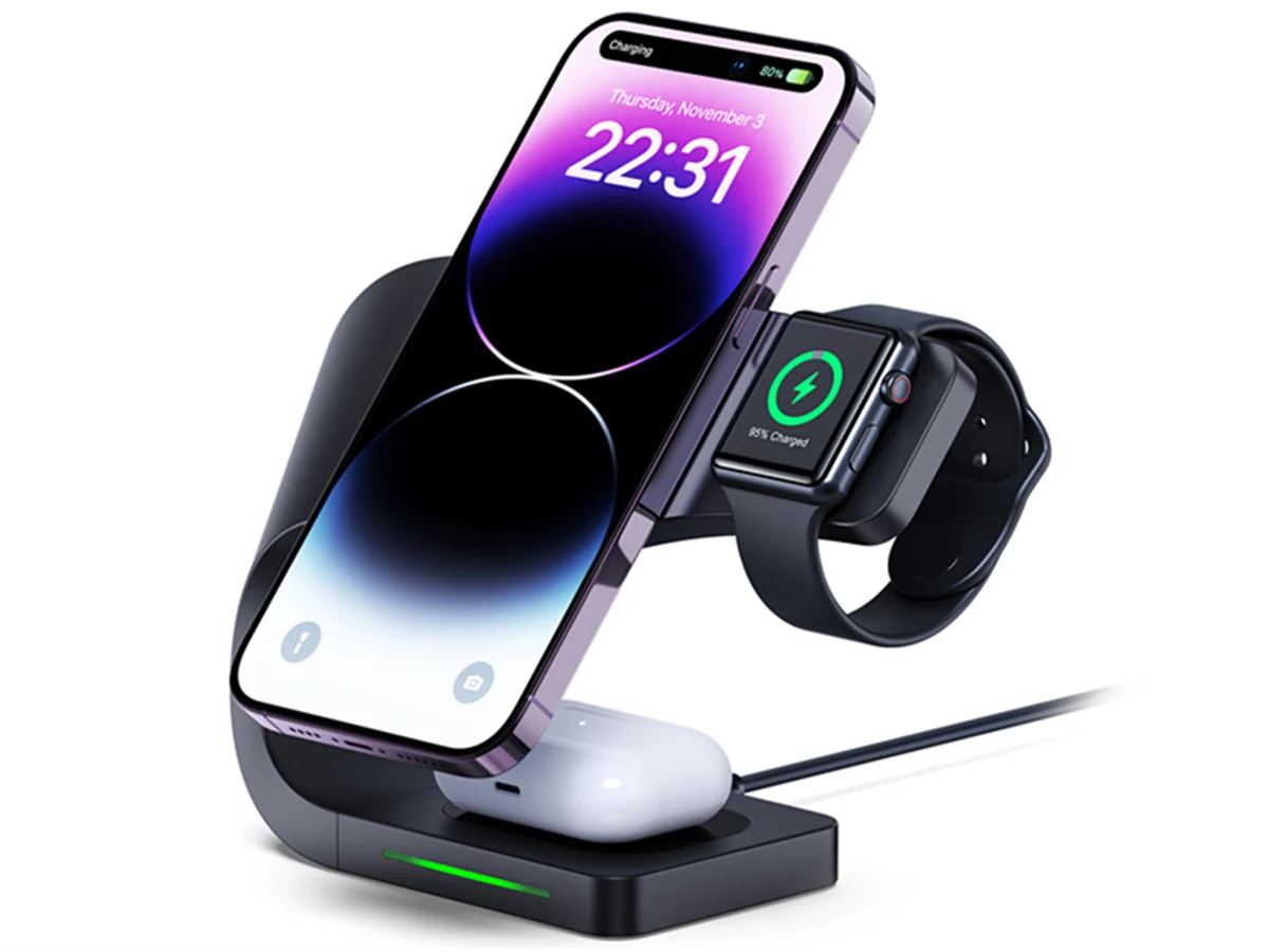 INNODUDE 4 in 1 Wireless Charging Station