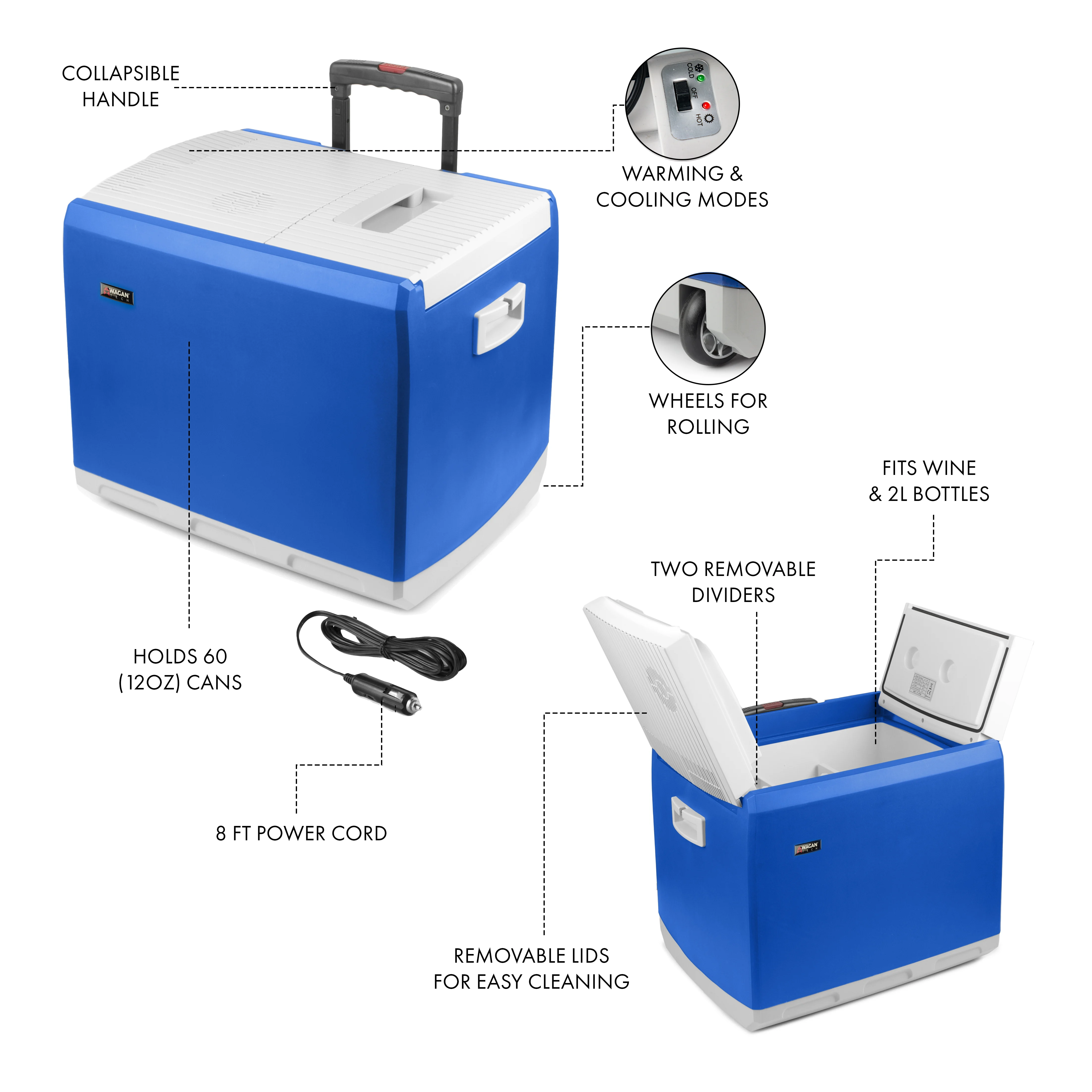 Wagan 46 Quart 12V Cooler/Warmer