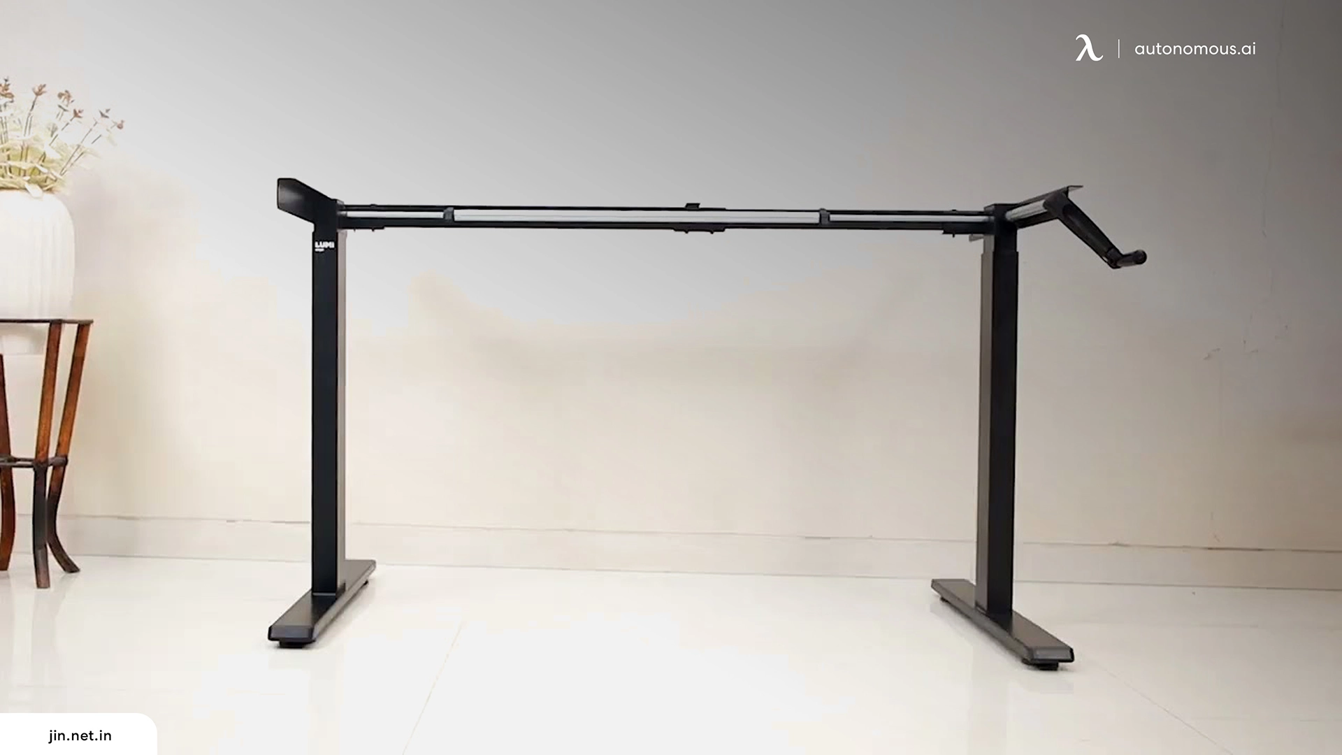 Height Adjustability - Manual standing desk frame