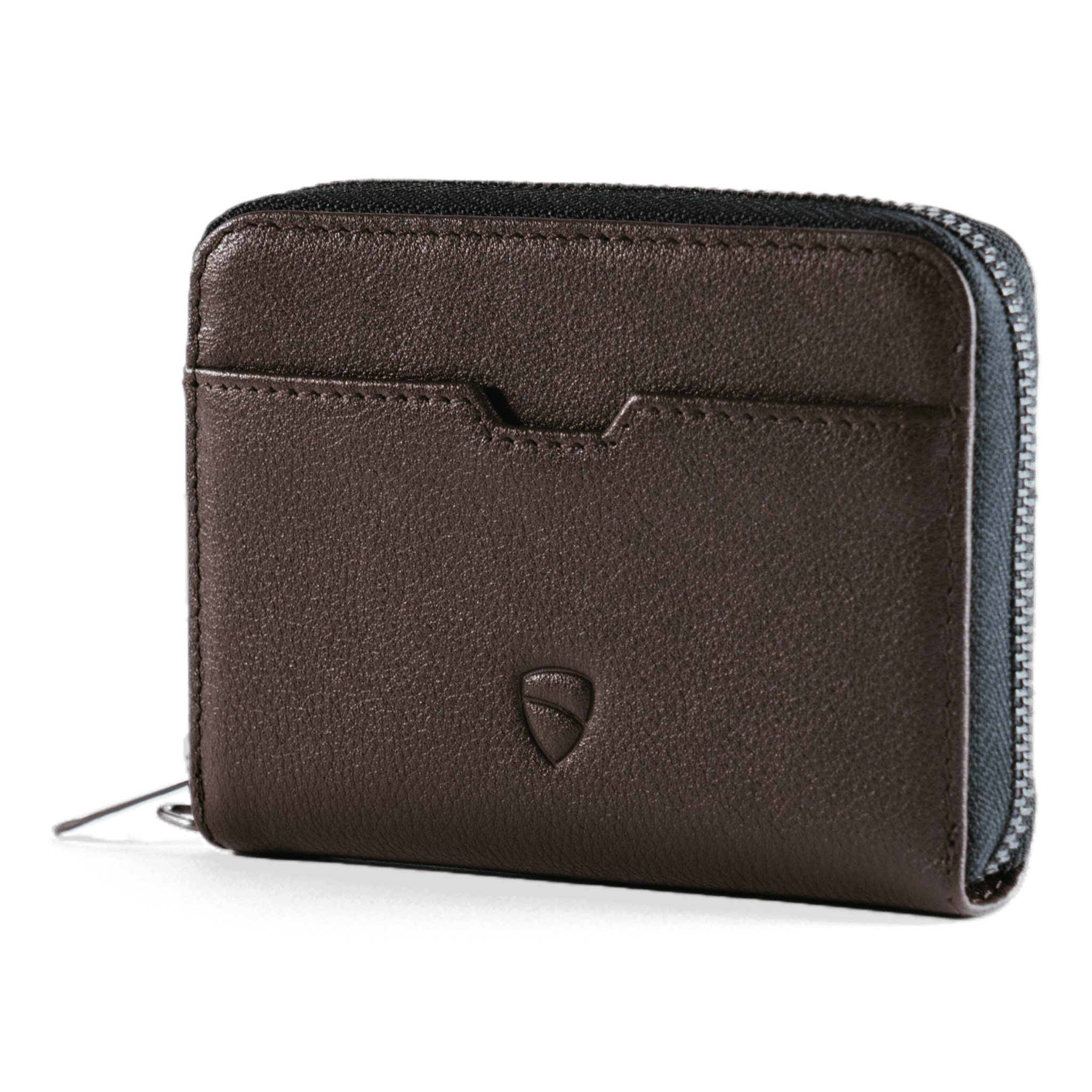  Vaultskin MAYFAIR Minimalist Leather Zipper Wallet