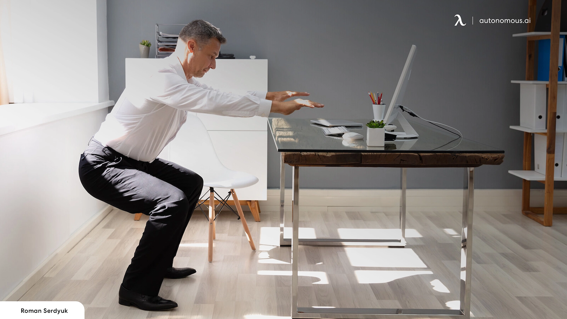 Balancing Exercises - standing desk exercise