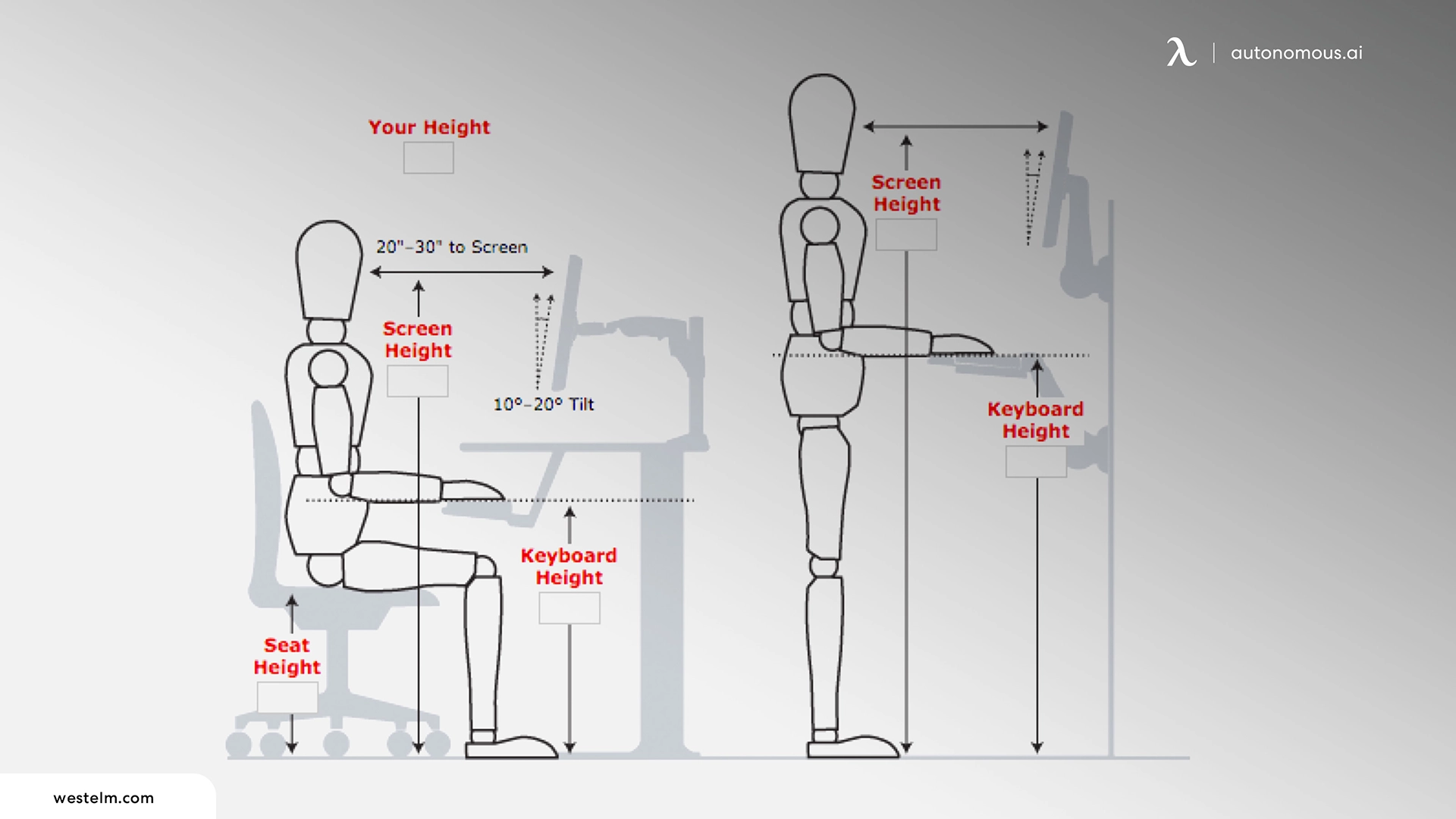 How Do You Determine the Correct Height of a Desk?