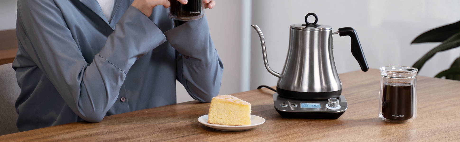 Ovalware Electric Pour Over Kettle