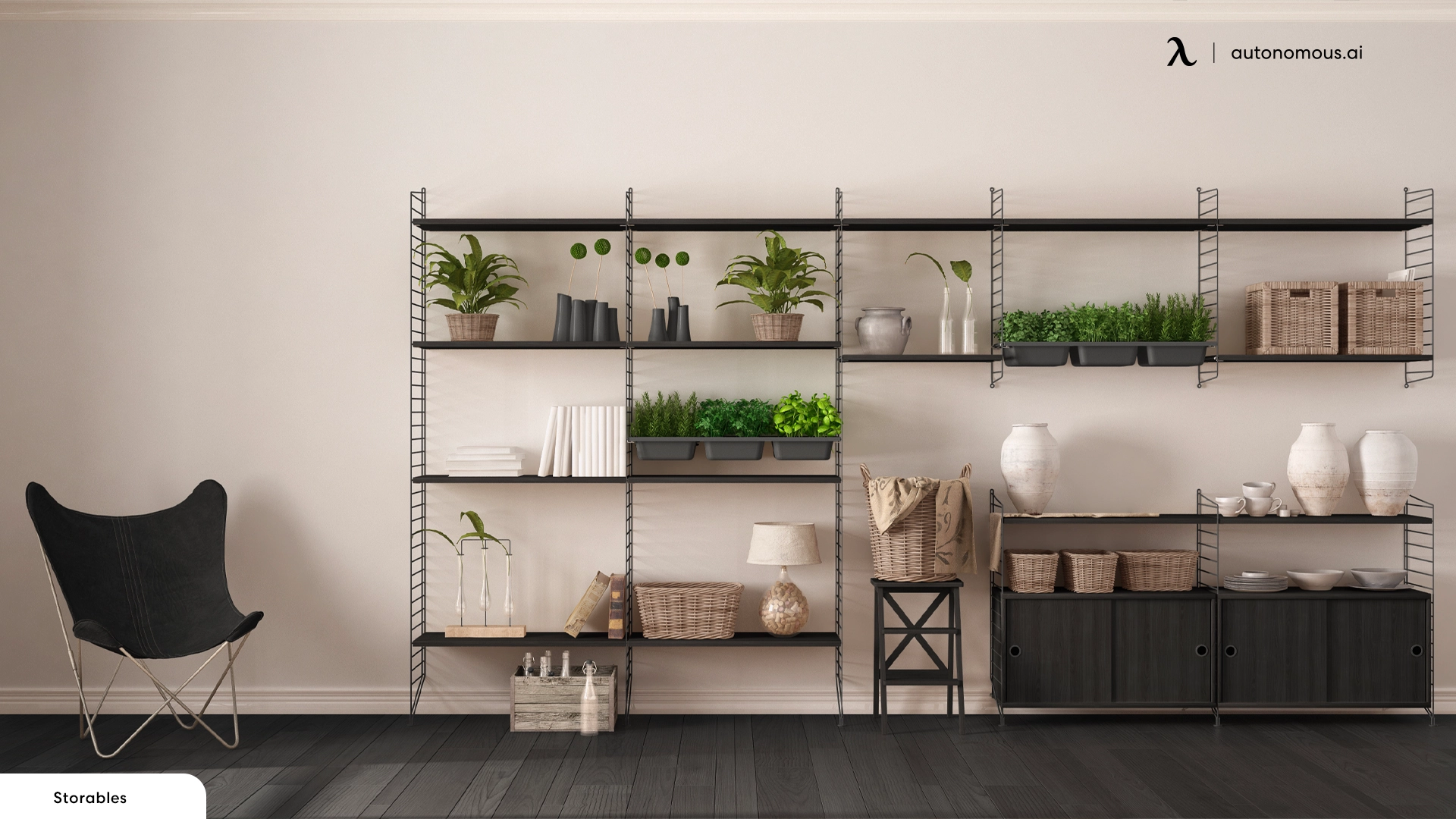 Wall-Mounted Storage Is Your Best Friend - apartment furniture