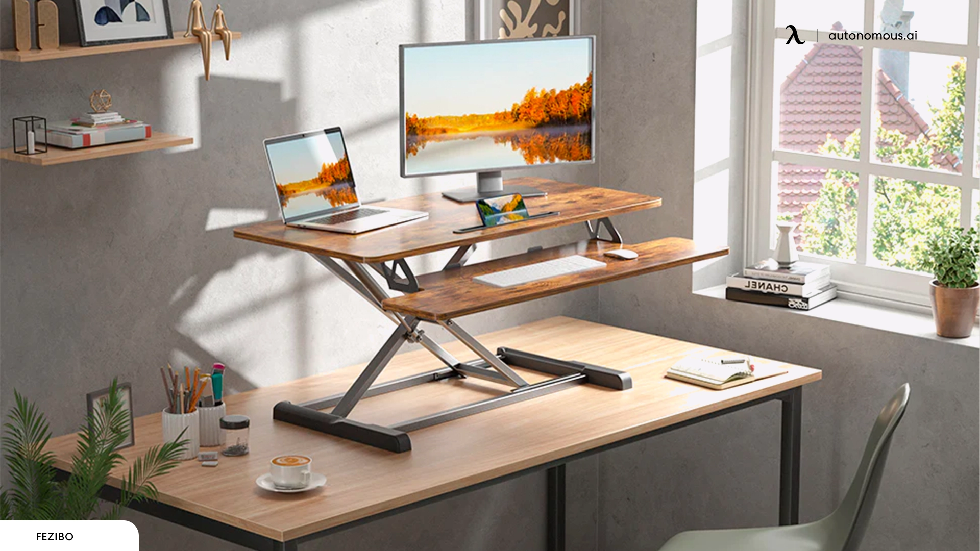 How to Create an Ergonomic Workstation with a Standing Desk Riser?