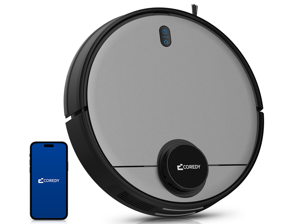 Coredy SL200 Robot Vacuum, Smart Laser Navigation, 2600Pa Suction