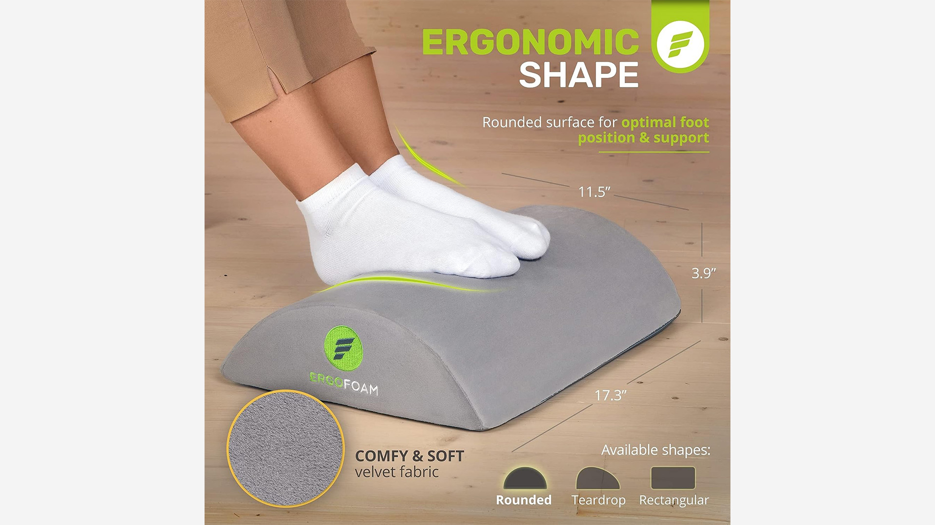 Key Benefits of Using an Ergonomic Footrest Under Your Desk – ErgoFoam