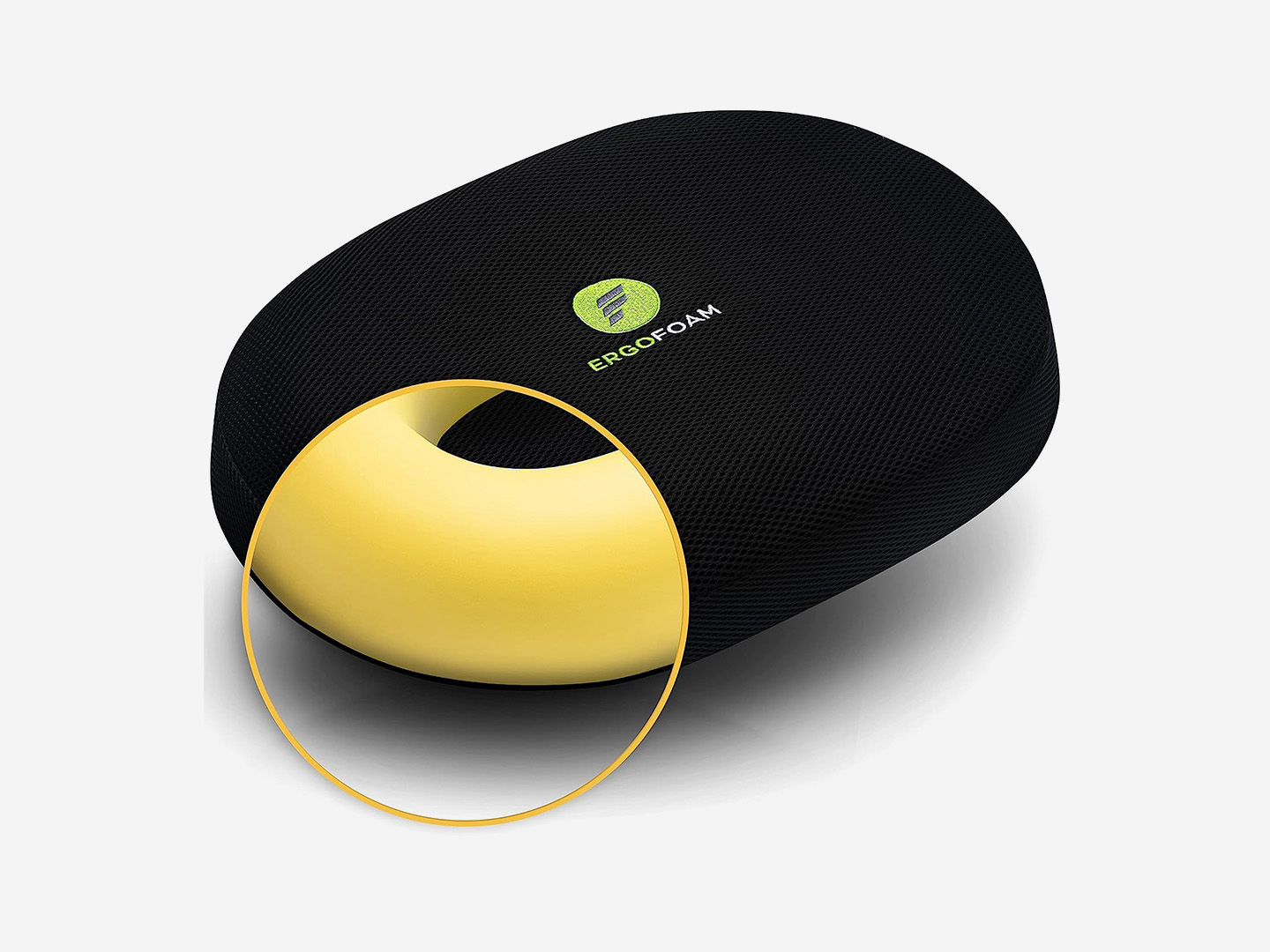 ErgoFoam Orthopedic Donut Pillow for Tailbone Pain