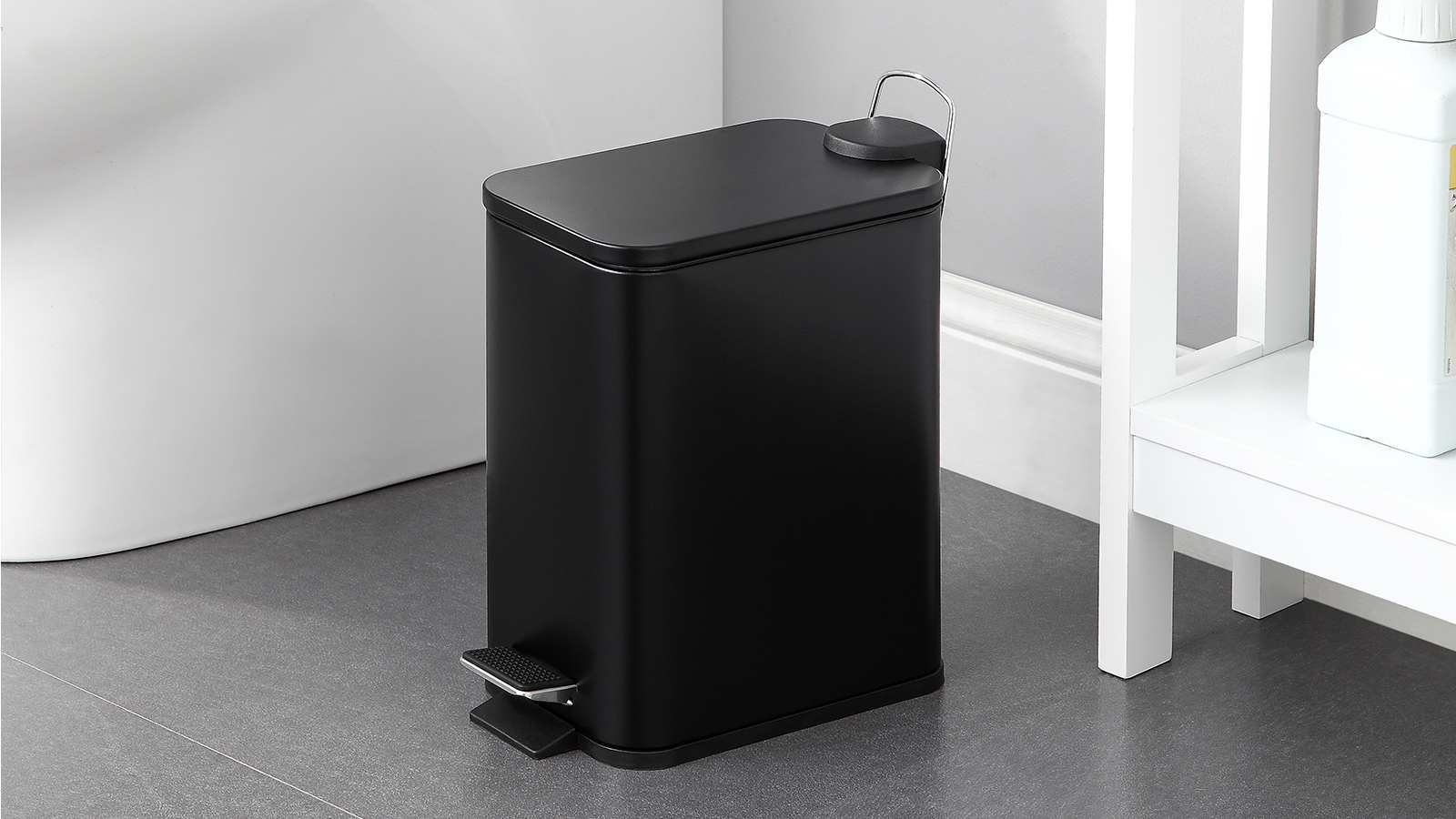 SunnyPoint Trash Can With Inner Basket