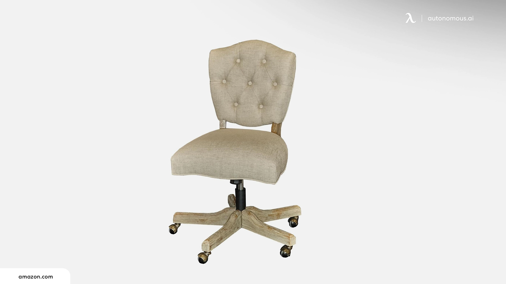 Kelsey White Office Chair