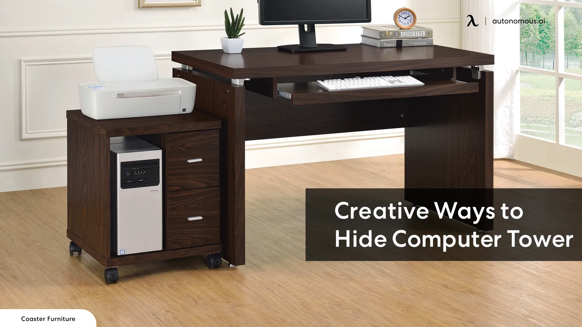 How to Hide Your Computer Tower for an Organized Workspace