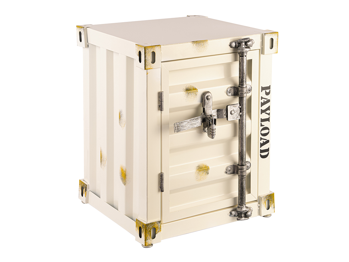 Lamp Depot End Table: Container Inspired