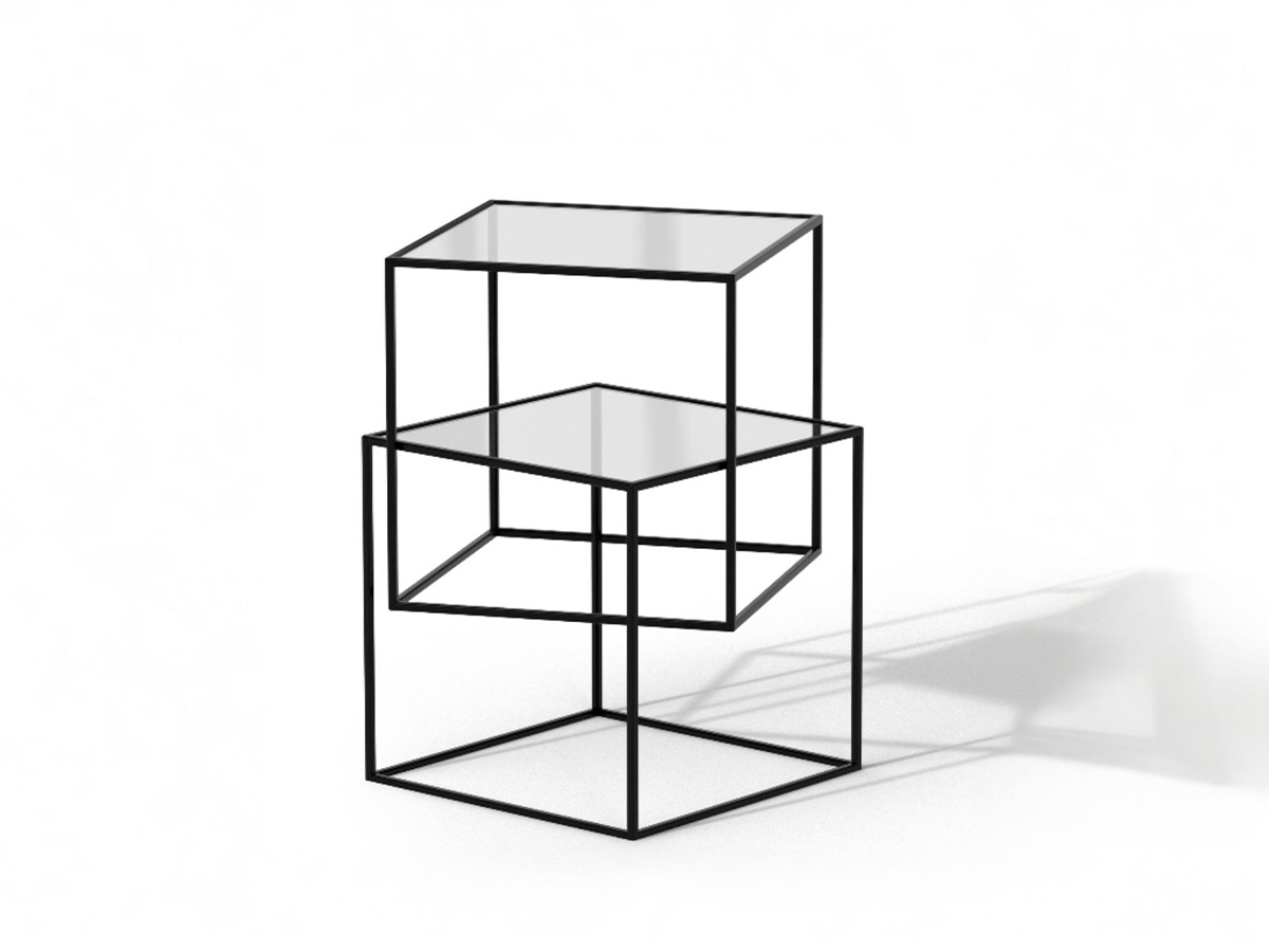 Lamp Depot Innovative Cube Coffee Table: Artistic Geometric Design
