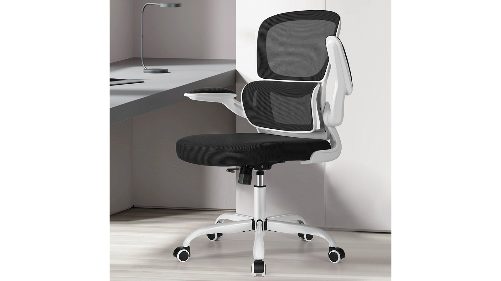 KERDOM Razzor Office Chair: Breathable Mesh Mid Back