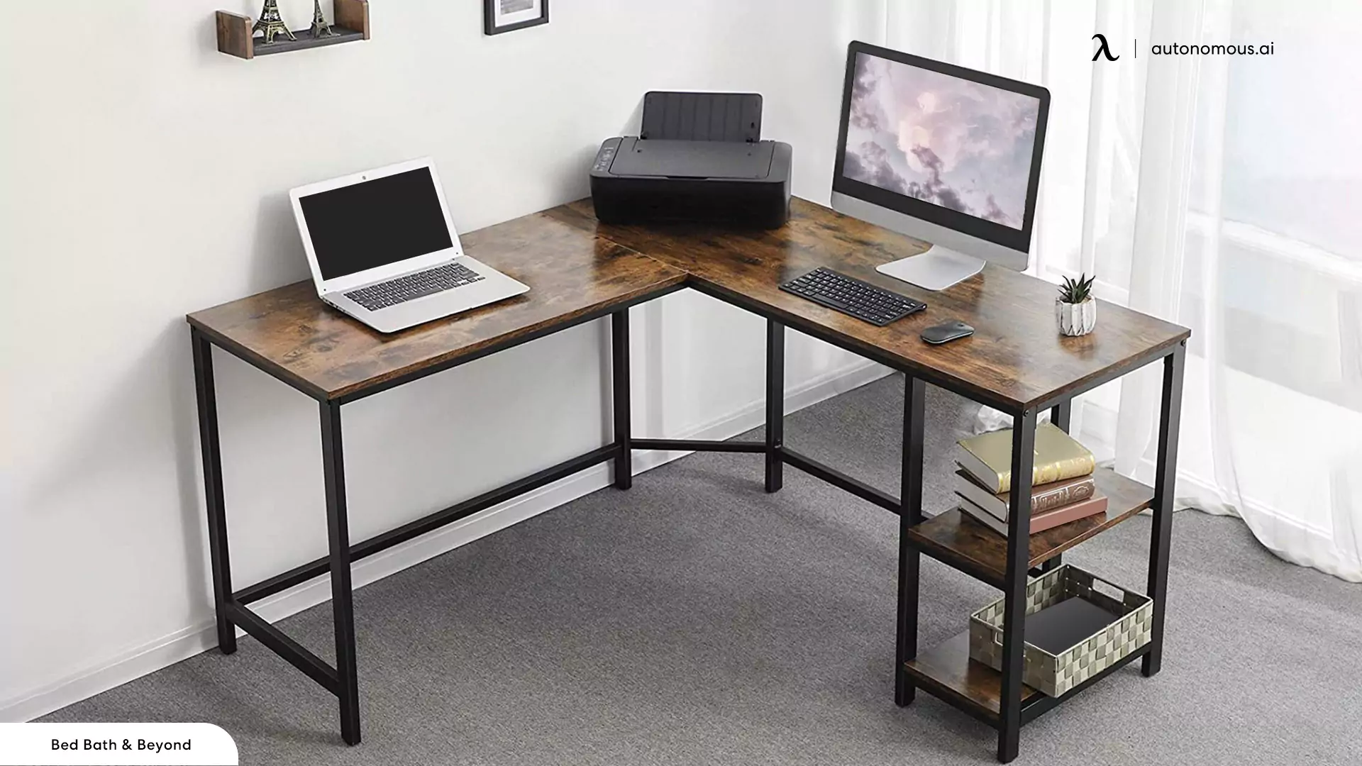 DIY Small Wood Corner Desk Ideas for Your Home Office