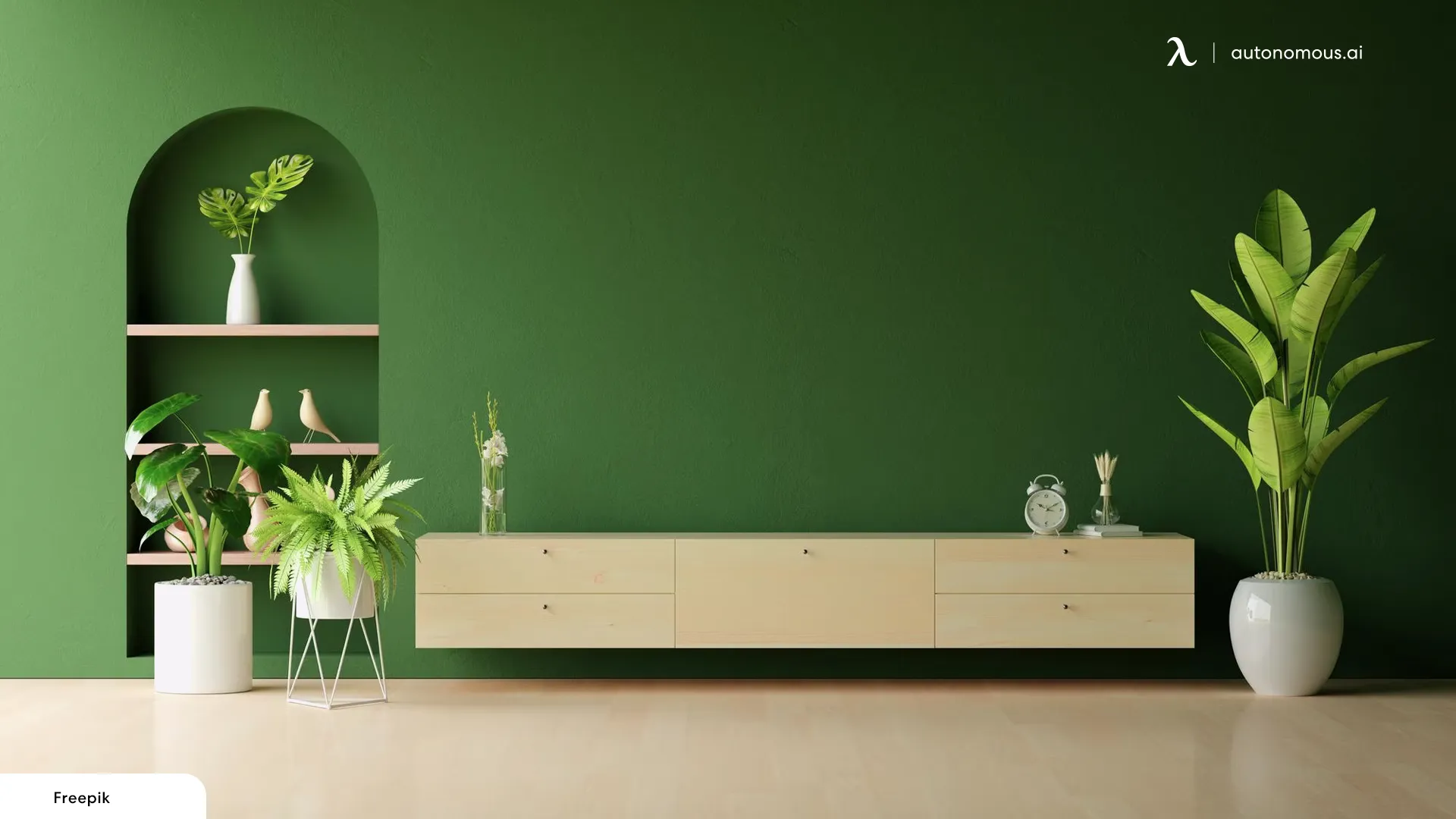 What Color Goes Best with Dark Green Walls?