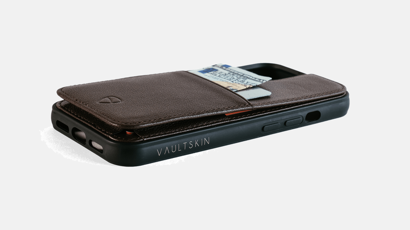 Vaultskin ETON ARMOUR - Leather Wallet Case for iPhone SE / 5S