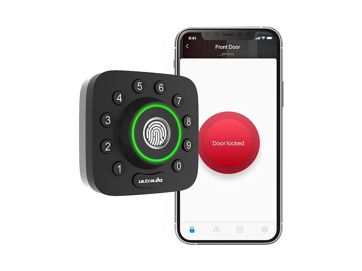 UBolt Pro Smart Lock Fingerprint ID, Antipeep Keypad, Auto Unlock