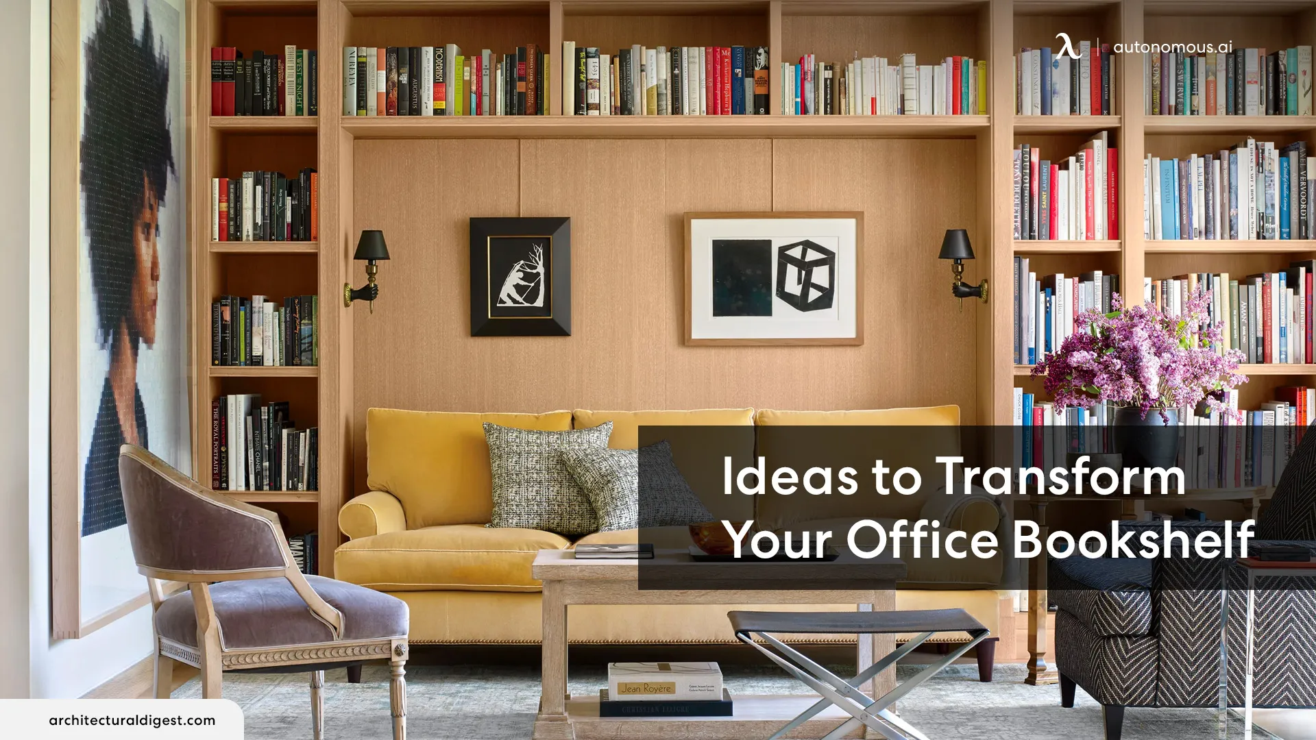 10 Rules to Style an Office Bookshelf into a Fine Showcase