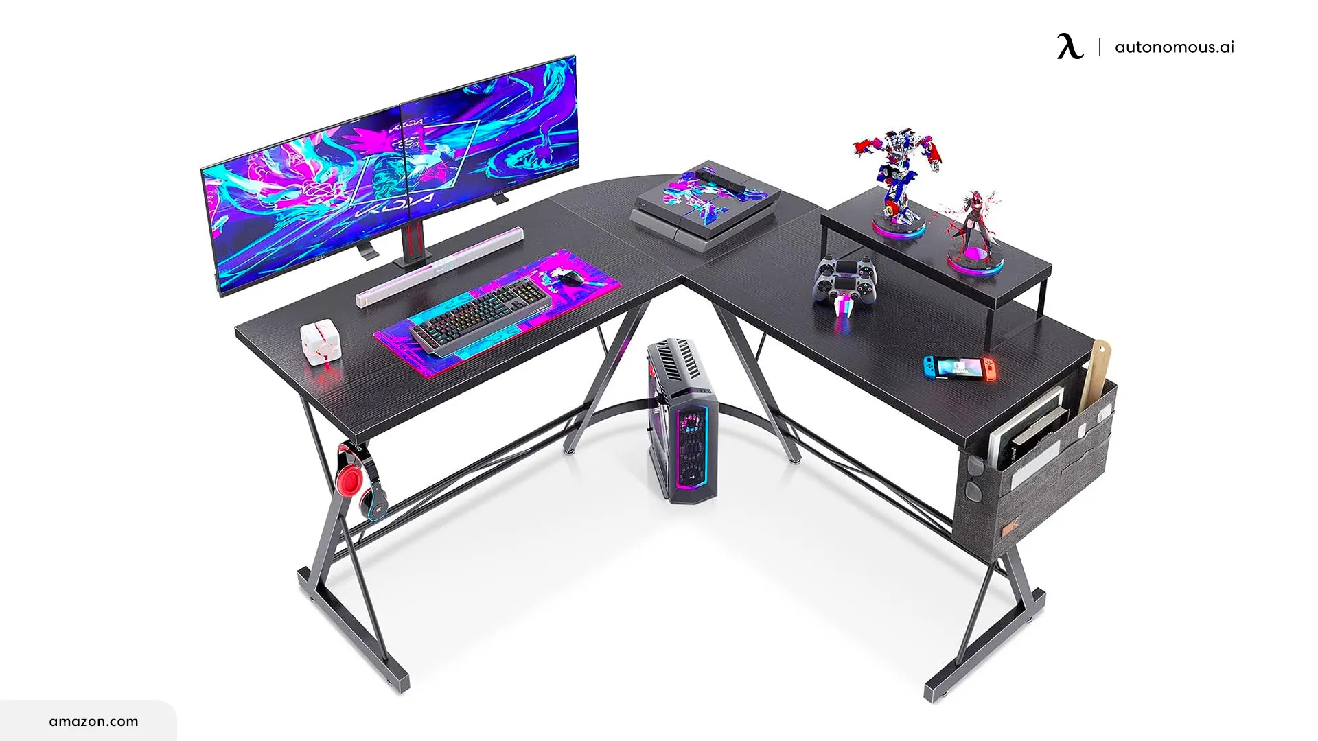 Casaottima L Shaped Gaming Desk