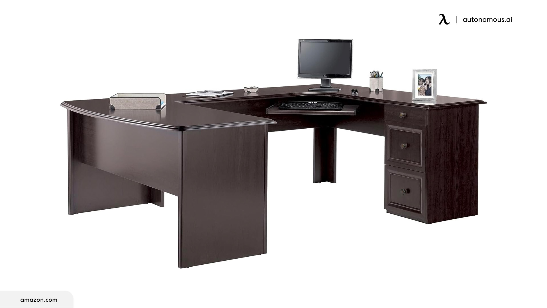 Realspace Broadstreet U-Shaped Executive Desk