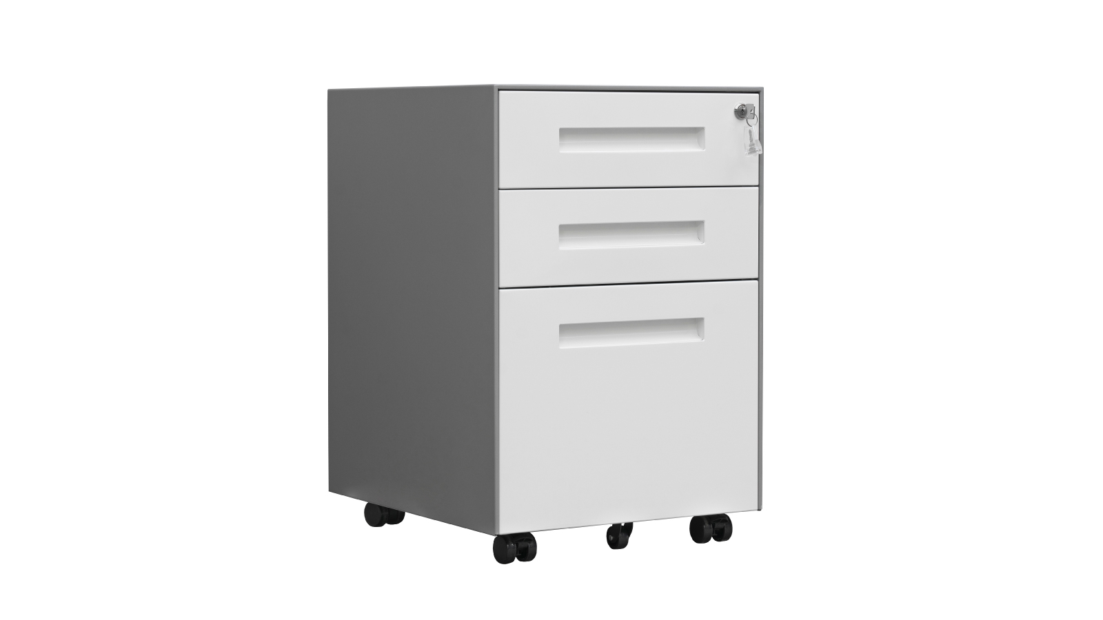 Logicfox Metal File Cabinet: 3 Drawers
