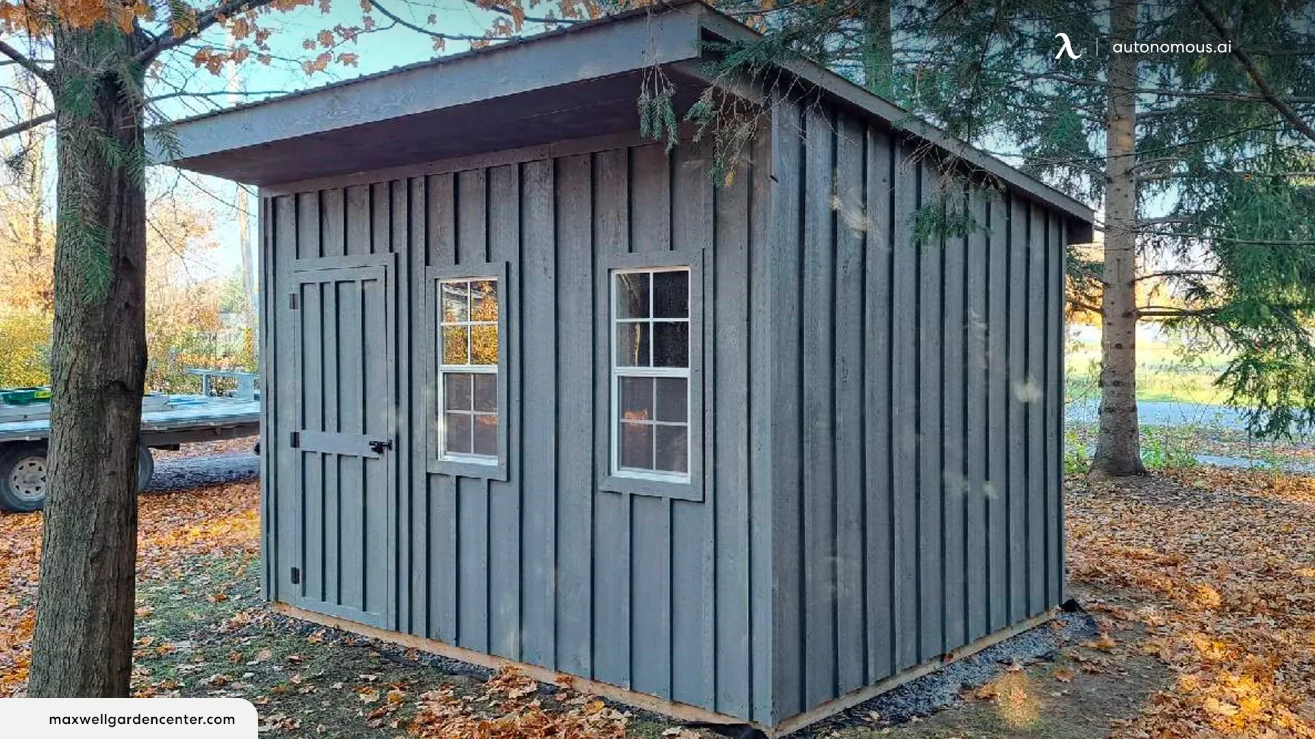 What is a Slant-Roof Shed?