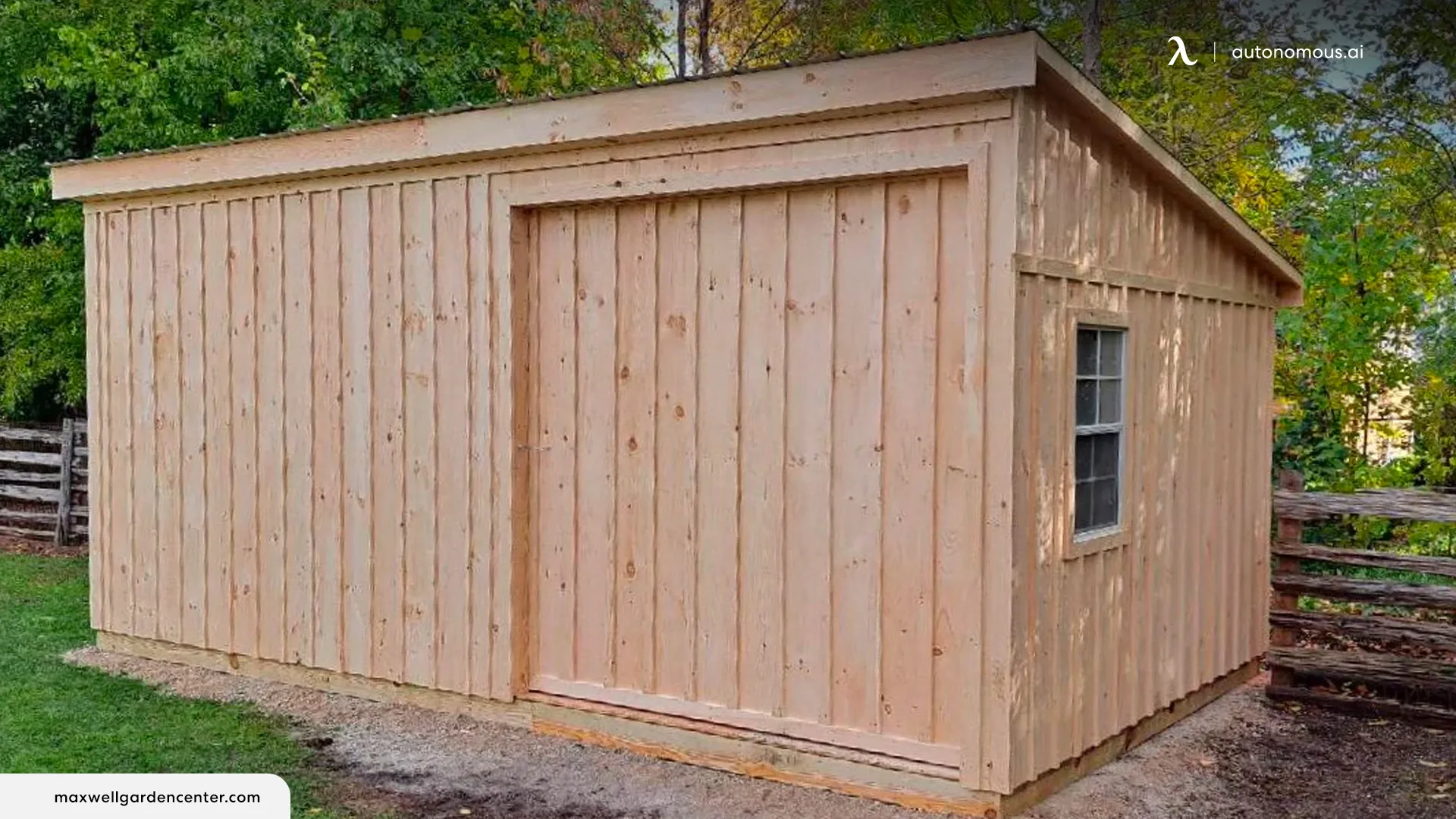 Disadvantages of a Slant-Roof Shed