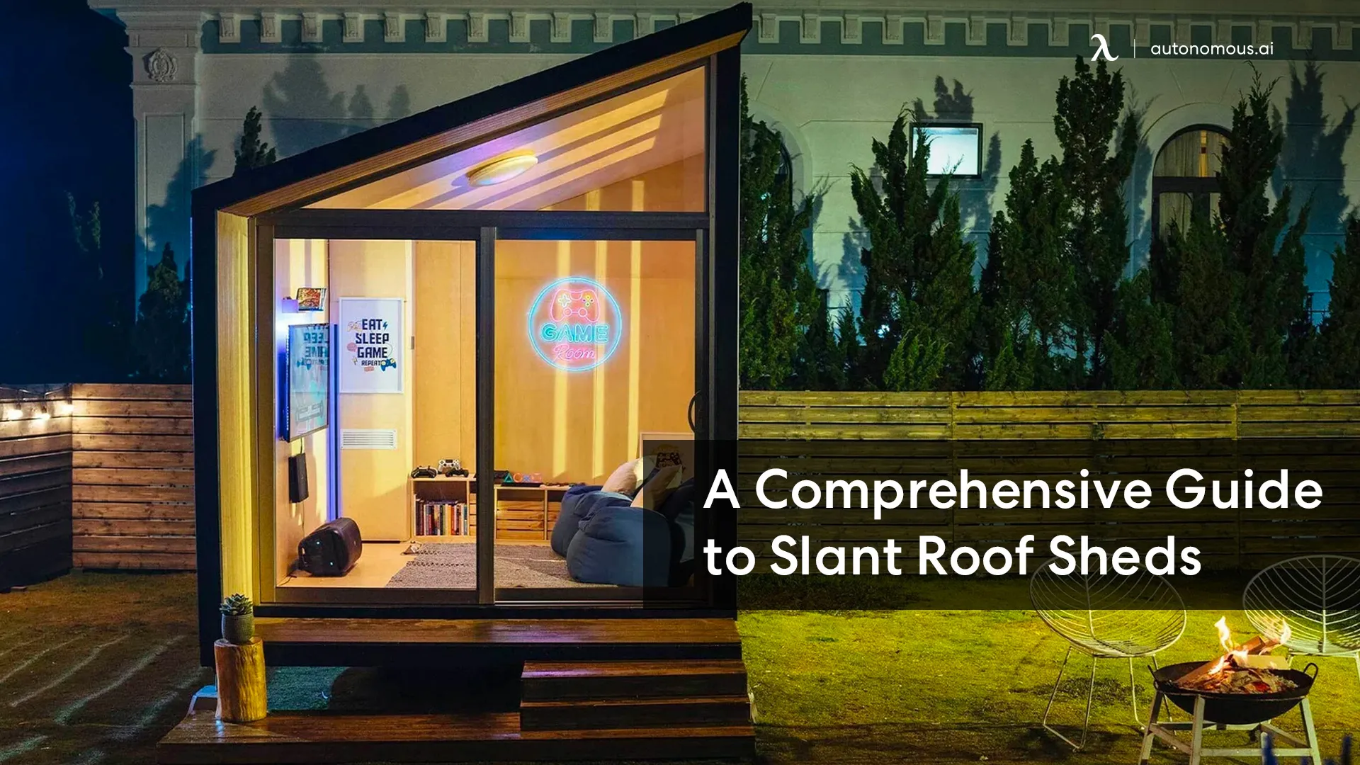 Building Slant Roof Shed: Construction Tips & Considerations