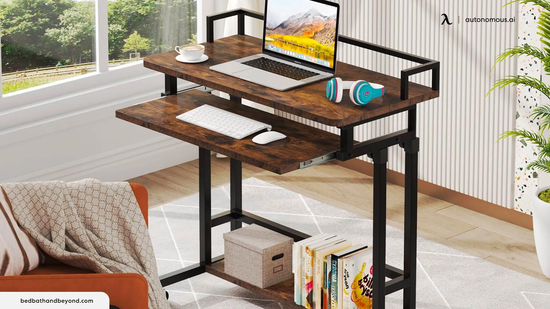 Design Your Workstation - Rolling desk with storage