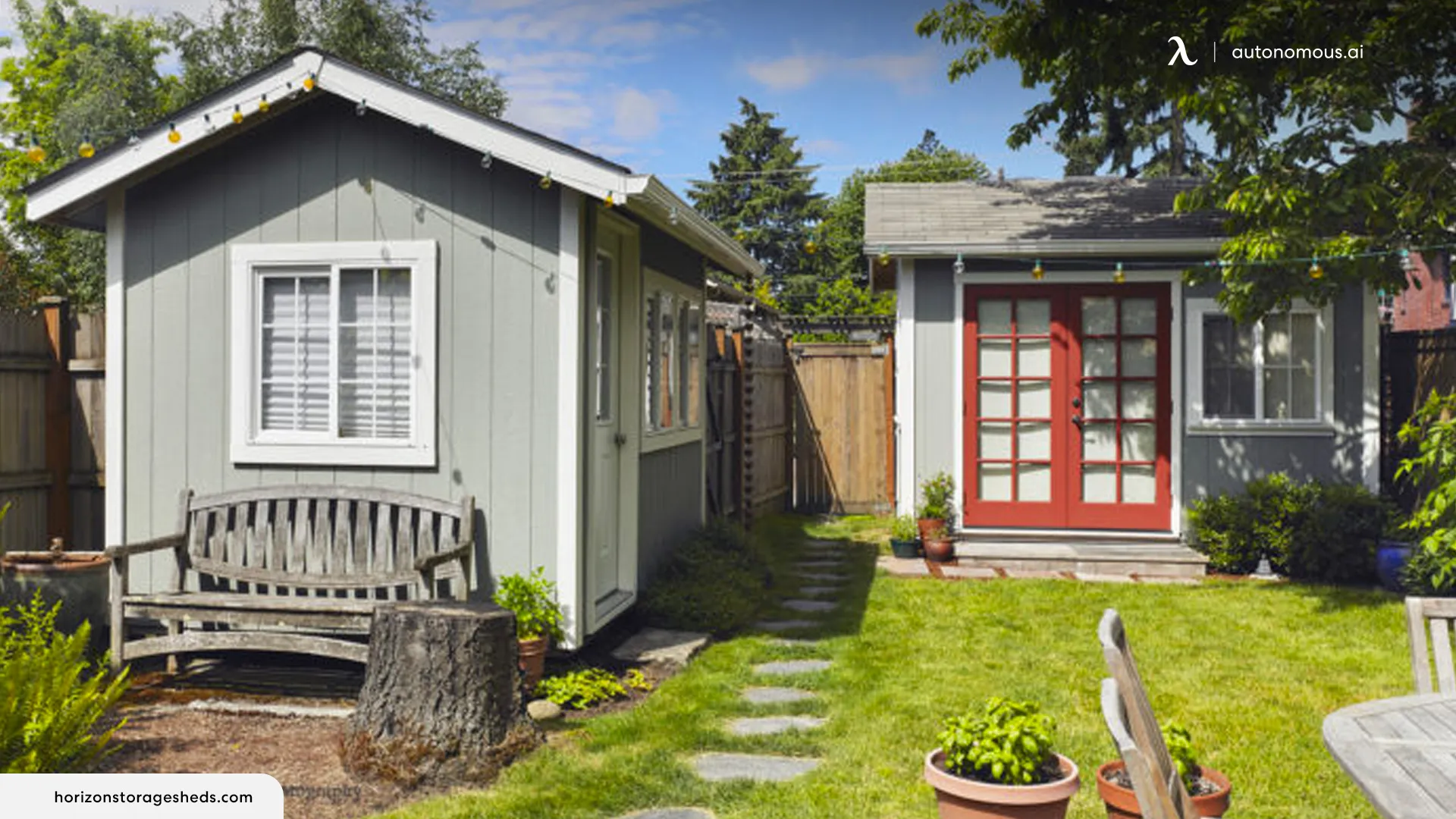 Sustainability - backyard office in San Jose]