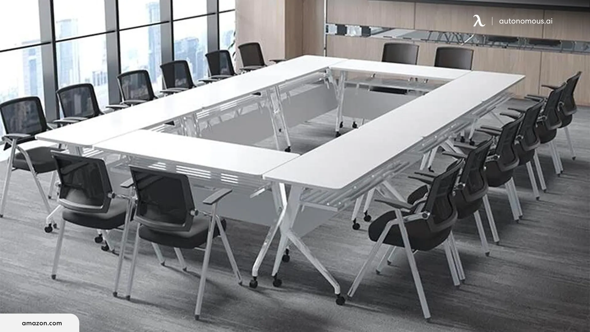 Folding office table online and chairs