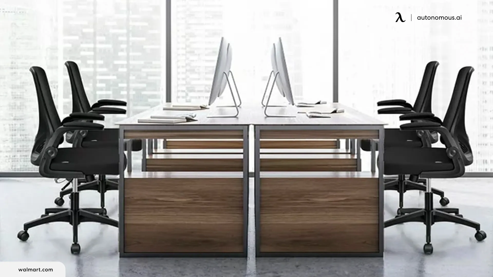 Folding office discount desk and chair