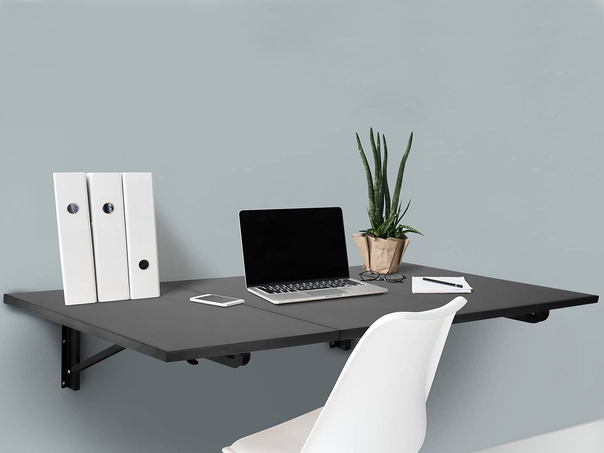 Mount-It! Wall Mounted Drop Leaf Table / Workbench