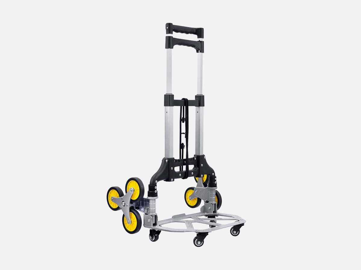 Mount-It! Tri-Wheel Stair Climber Hand Truck with Foldable Design
