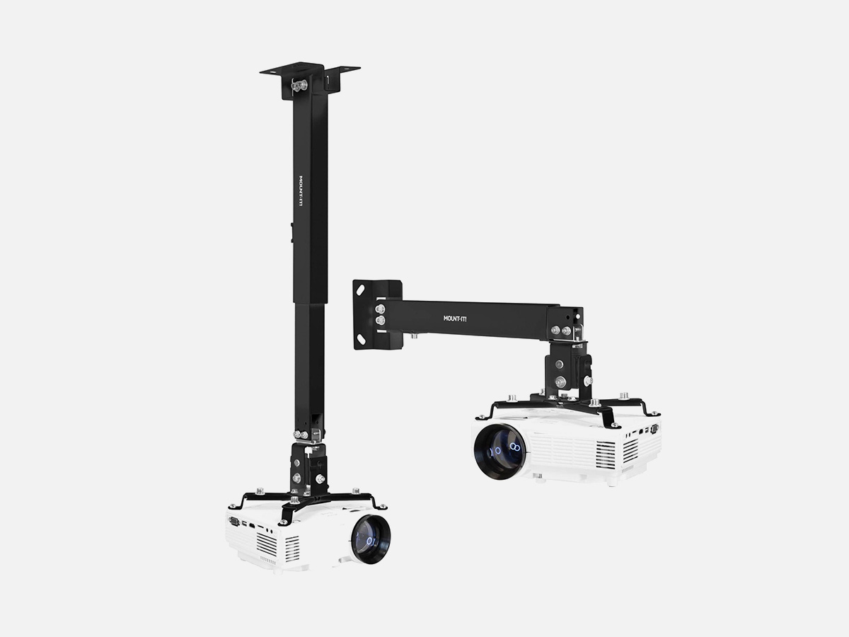 Mount-It! Full Motion Projector Wall & Ceiling Mount