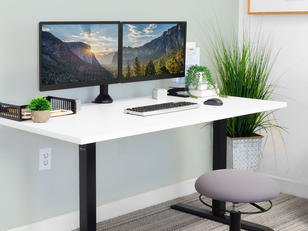 Mount-It! MI-752 Dual Monitor Desk Mount for 13-27 Inch Screens