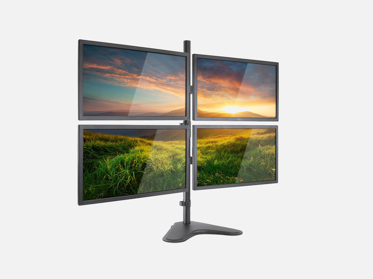 Mount-It! MI-2784 Quad Monitor Desk Stand