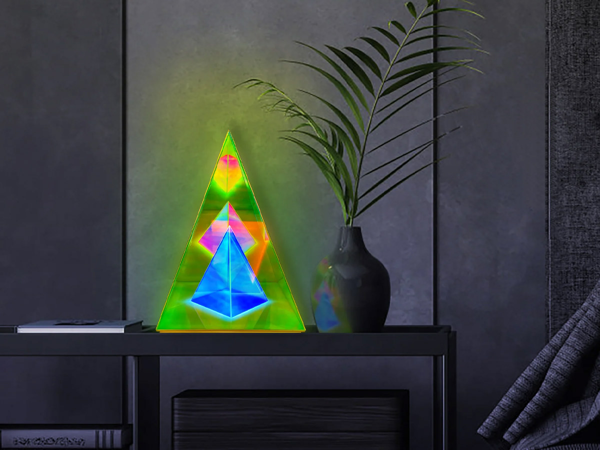 Lamp Depot Trigon Acrylic Pyramid Lamp
