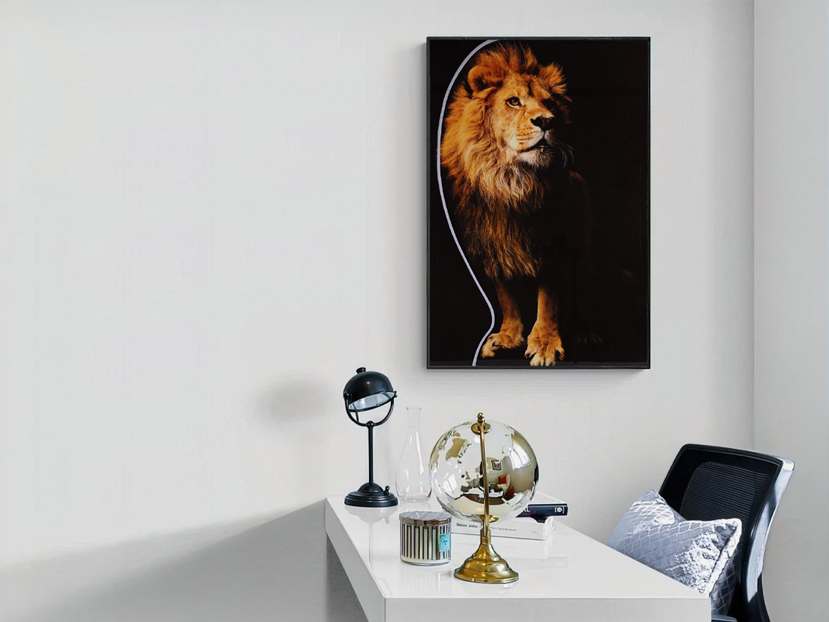 Lamp Depot Wall Art with LED Lights: decorative