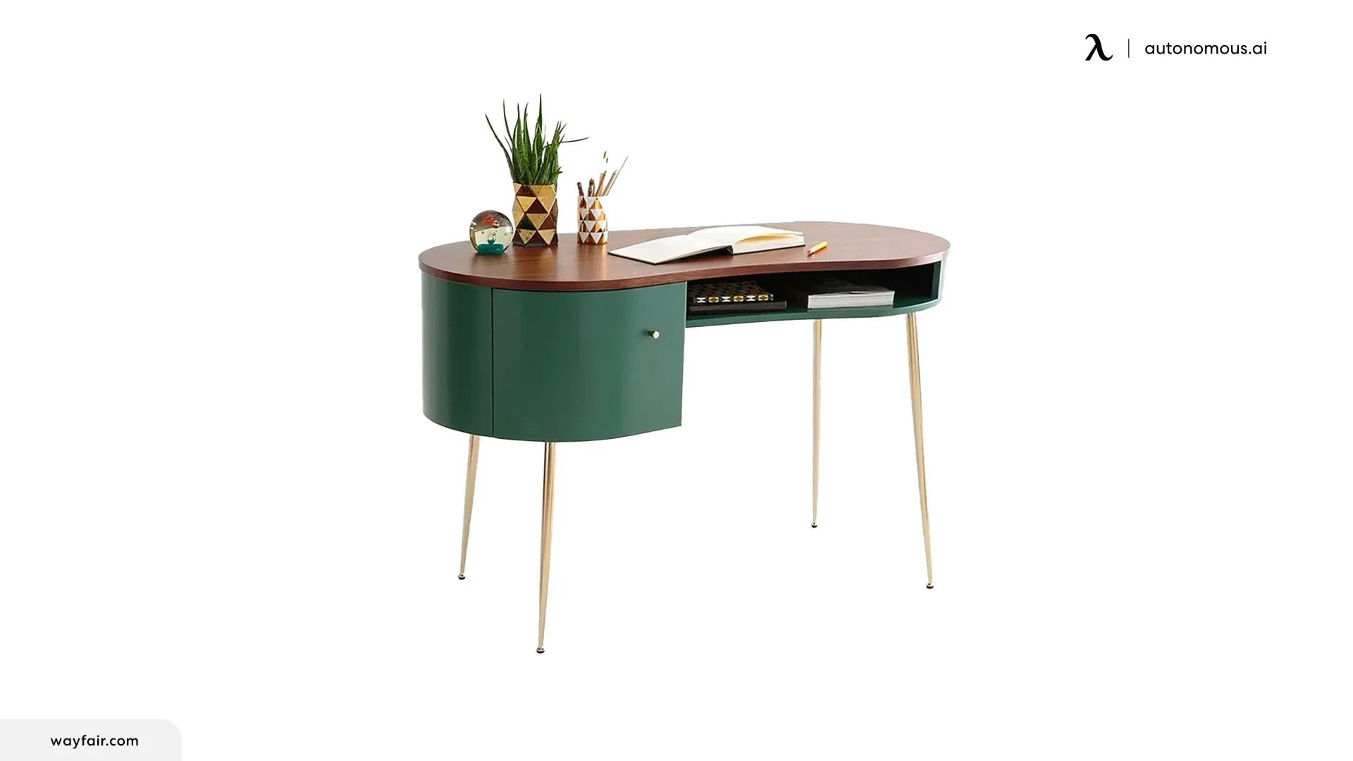 Gilford Sereno Curved Desk