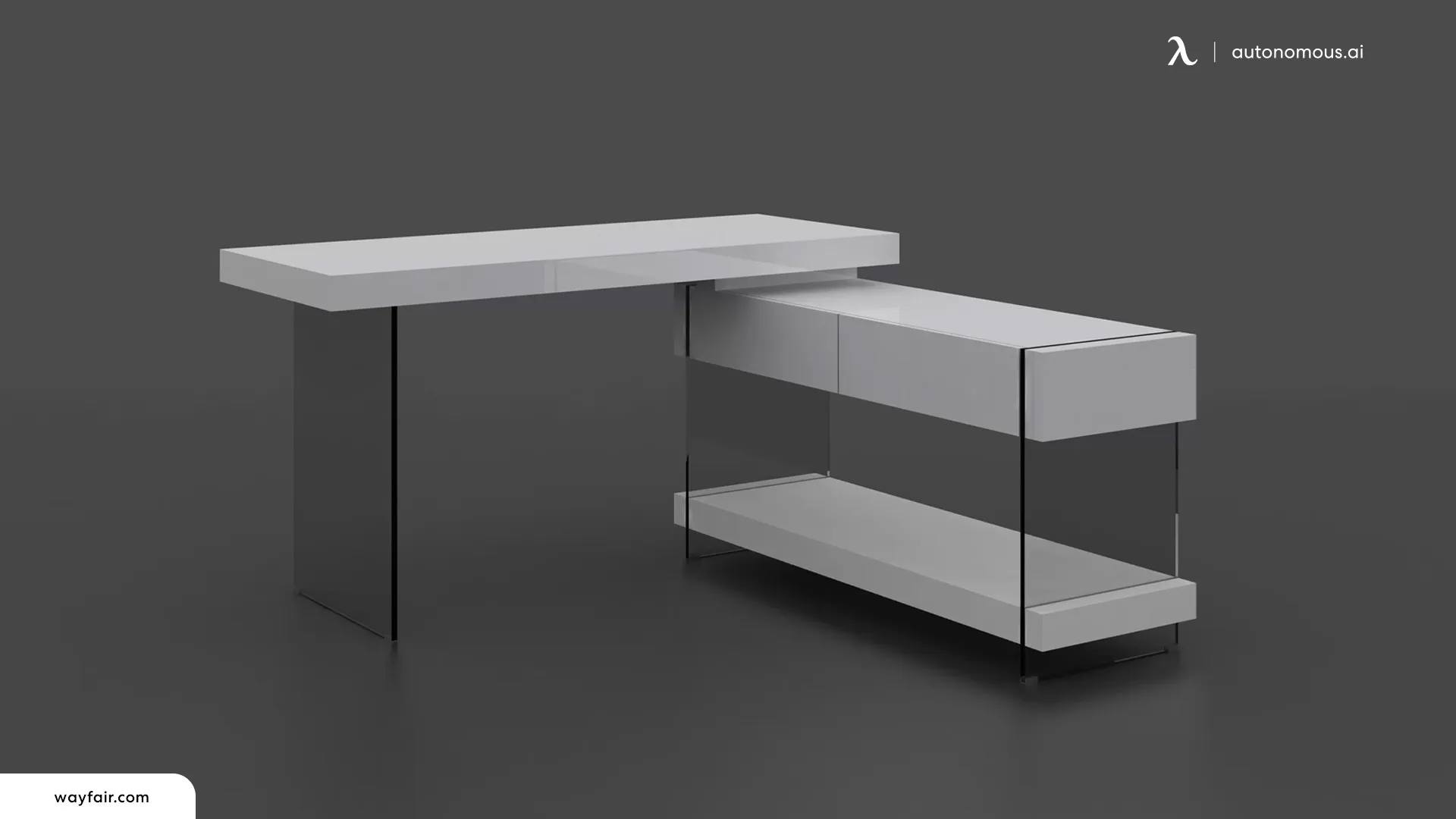 Goyette Reversible L-Shape Desk