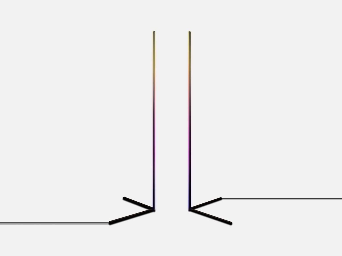 Lamp Depot RGB Corner Lamp: 300+ Lighting Effects, Black