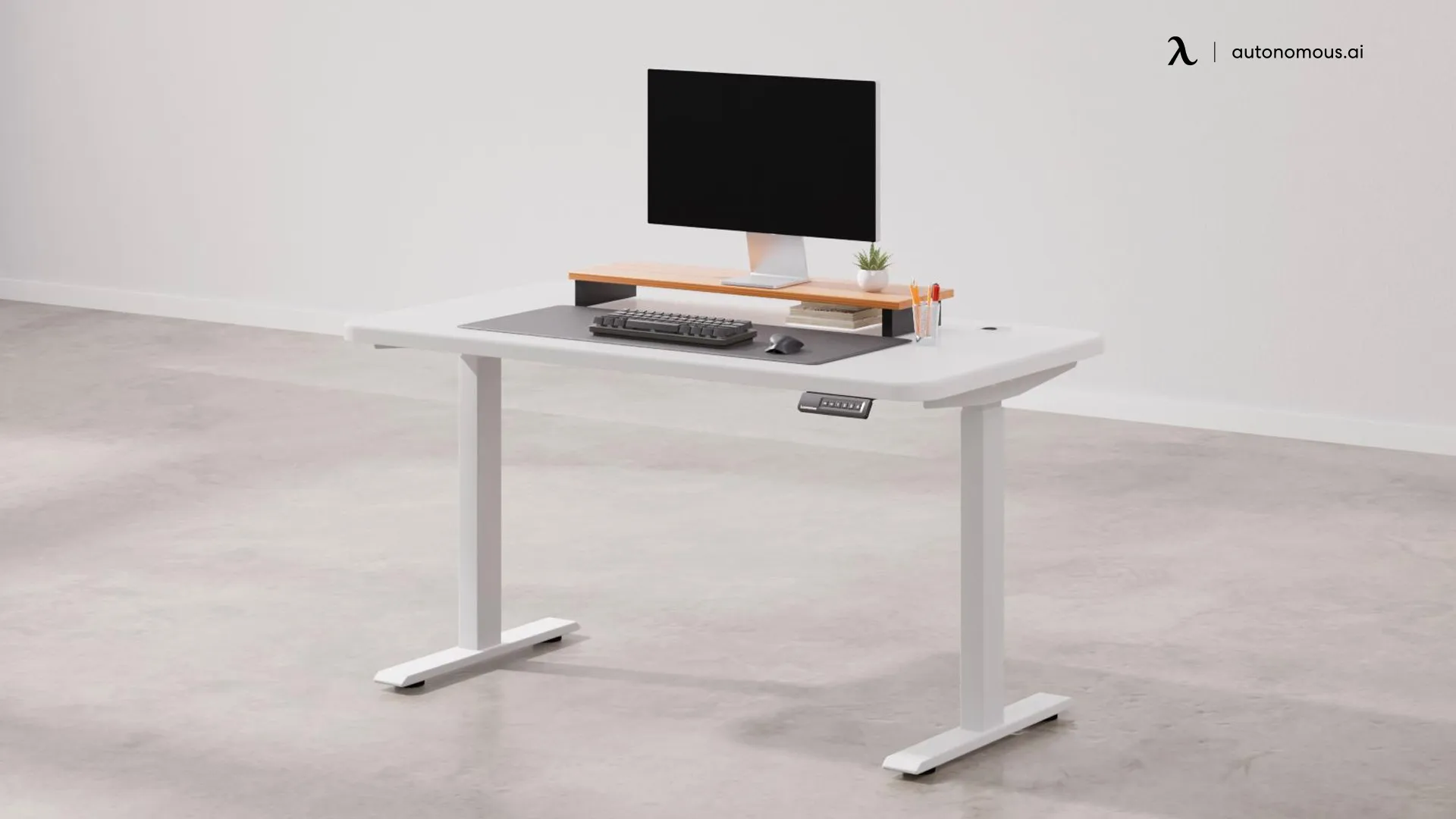 Functionality - White executive desk