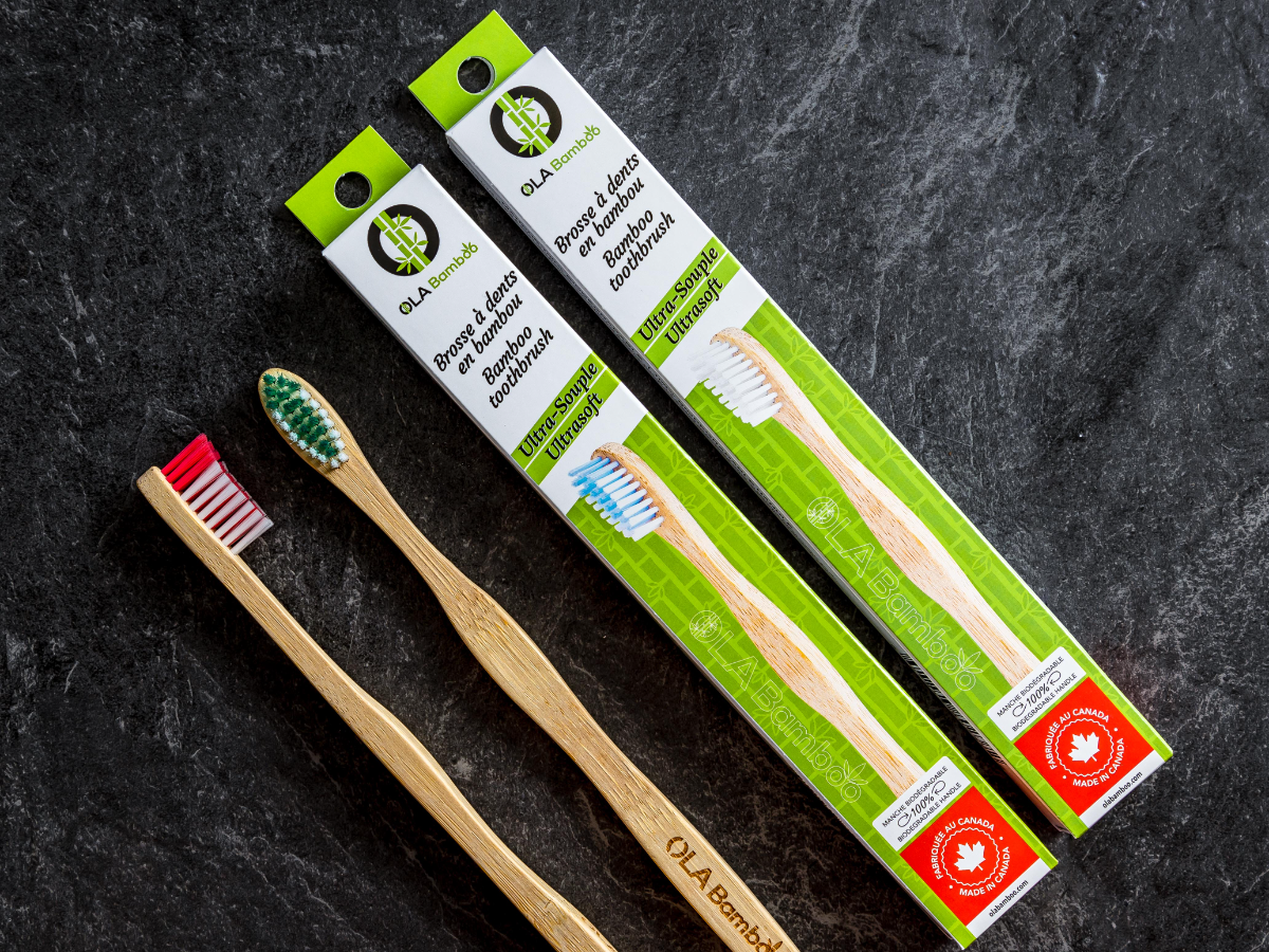 Bamboo Toothbrushes made in Canada