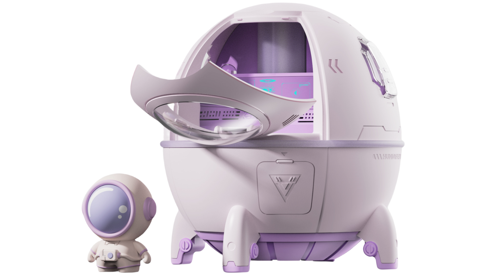 Moody Mouse Creative Astronaut Humidifier with Space Capsule Design